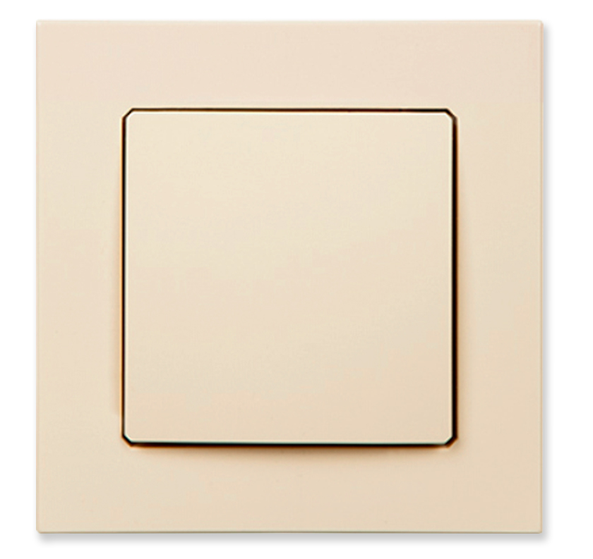 Zásuvkový komplet DECO - barva mandlová. Praxí prověřený vysoce odolný a kvalitní instalační díl.