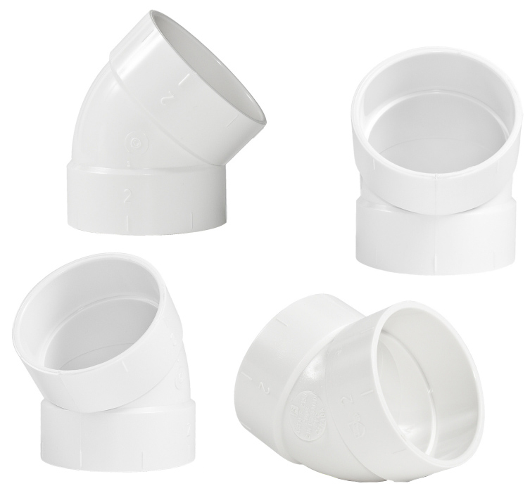 Koleno 45° F/F s nepřilnavým povrchem. 