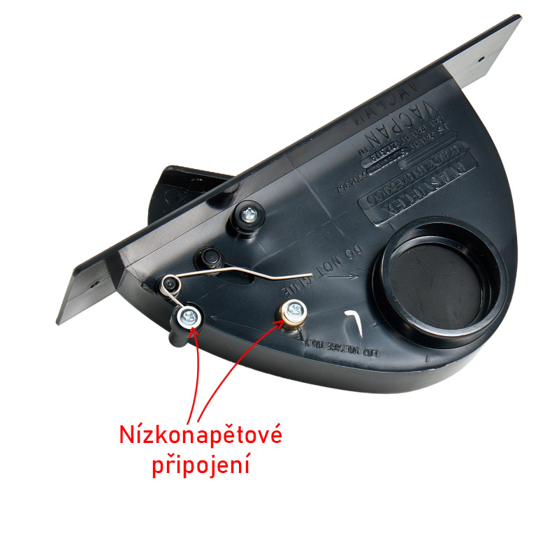 Podlahová štěrbina VacPan - Nerez / Černá - Instalační komplet s nerezovým celokrytem a flexi hadicí s koncovkami.