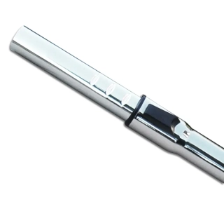 Teleskopická trubice s krokovým zámkem z odolné chromové oceli. Určeno pro centrální vysávání.