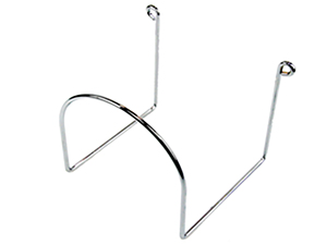 Kovový věšák na uložení sací hadici - stěnový. Určeno pro centrální vysavače a centrální vysávání.