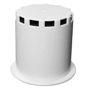 Vysokofrekvenční akustický tlumič výfuku centrálního vysavače