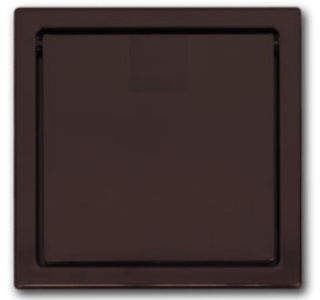 Krytka výfuku vzduchu s bezpečnostní klapkou - tmavě hnědá.