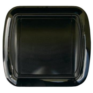 Vysavačová zásuvka UNO - barva černá. Vysoká odolnost a kvalita.