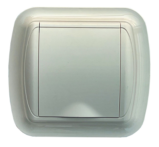 Vysavačová zásuvka UNO - barva krémová. Vysoká odolnost a kvalita.