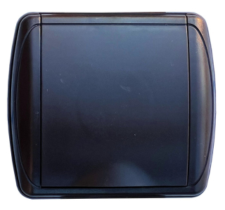 Vysavačová zásuvka DUE - barva tmavě hnědá. Vysoká odolnost a kvalita.